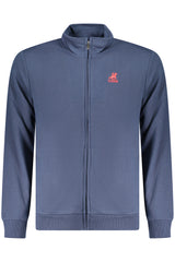 US GRAND MEN'S BLUE ZIP-UP SWEATSHIRT