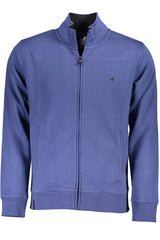 US GRAND MEN'S BLUE ZIP-UP SWEATSHIRT