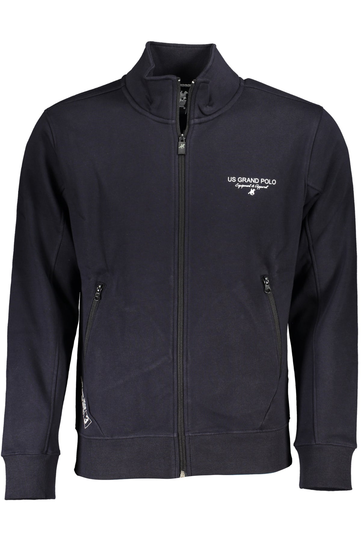 US GRAND MEN'S BLUE ZIP-UP SWEATSHIRT