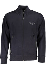 US GRAND MEN'S BLUE ZIP-UP SWEATSHIRT