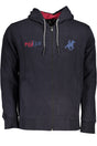 US GRAND MEN'S BLUE ZIP-UP SWEATSHIRT