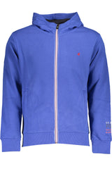 US GRAND MEN'S BLUE ZIP-UP SWEATSHIRT