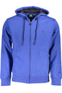US GRAND MEN'S BLUE ZIP-UP SWEATSHIRT