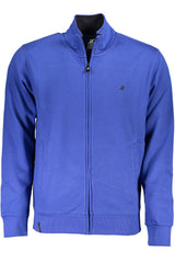 US GRAND MEN'S BLUE ZIP-UP SWEATSHIRT