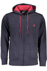 US GRAND MEN'S BLUE ZIP-UP SWEATSHIRT