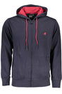 US GRAND MEN'S BLUE ZIP-UP SWEATSHIRT
