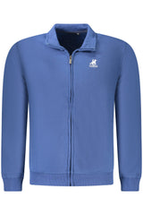 US GRAND MEN'S BLUE ZIP-UP SWEATSHIRT