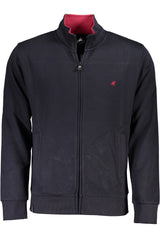 US GRAND MEN'S BLUE ZIP-UP SWEATSHIRT