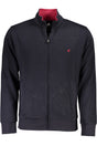 US GRAND MEN'S BLUE ZIP-UP SWEATSHIRT