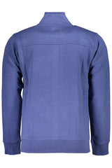 US GRAND MEN'S BLUE ZIP-UP SWEATSHIRT