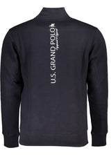 US GRAND MEN'S BLUE ZIP-UP SWEATSHIRT
