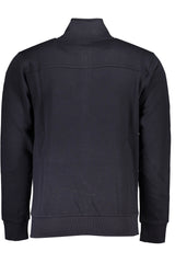 US GRAND MEN'S BLUE ZIP-UP SWEATSHIRT