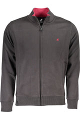 US GRAND MEN'S GRAY ZIP-UP SWEATSHIRT