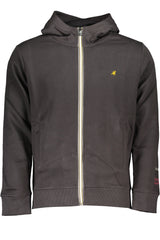US GRAND MEN'S GRAY ZIP-UP SWEATSHIRT