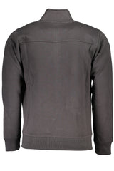 US GRAND MEN'S GRAY ZIP-UP SWEATSHIRT