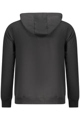 US GRAND MEN'S BLACK ZIP-UP SWEATSHIRT
