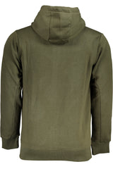 US GRAND MEN'S GREEN ZIP-UP SWEATSHIRT