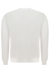 US GRAND MEN'S WHITE ZIP-UP SWEATSHIRT
