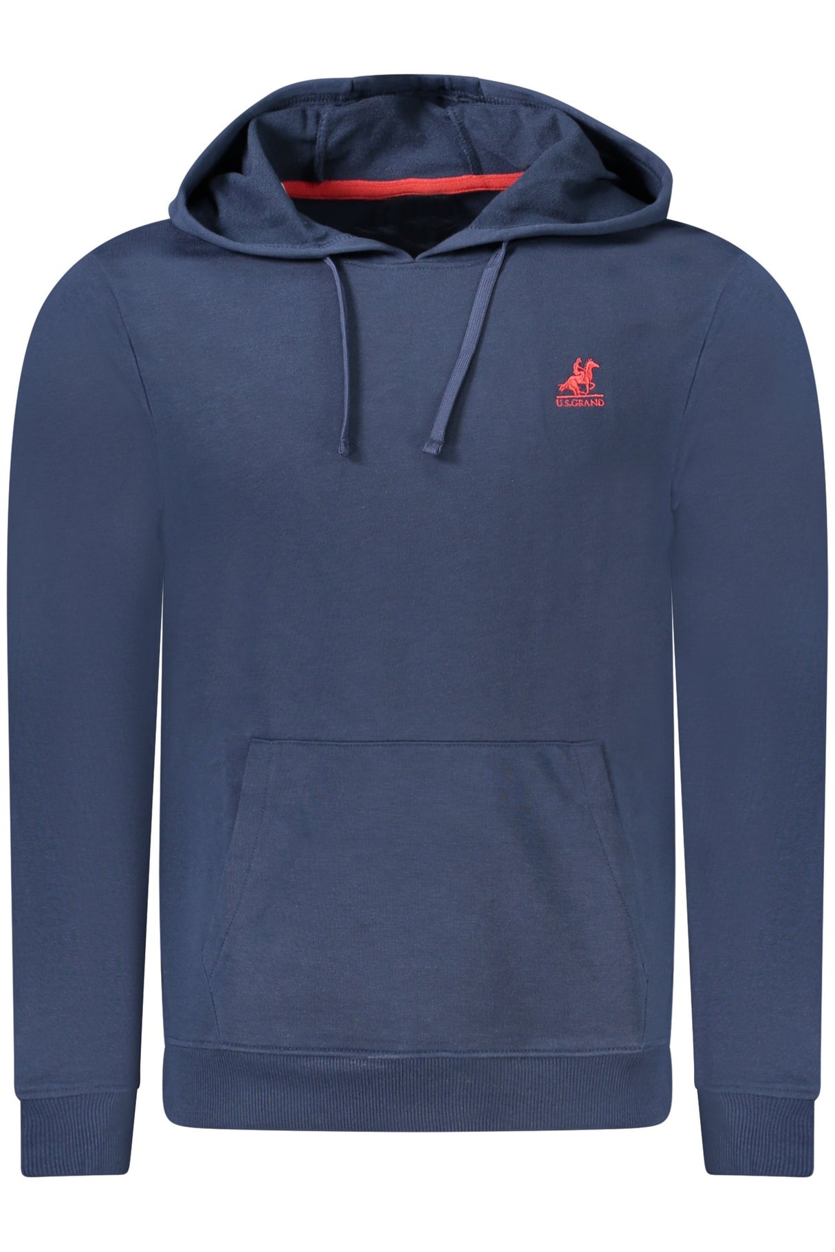 US GRAND MEN'S BLUE ZIP-UP SWEATSHIRT