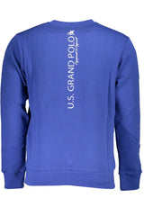 US GRAND MEN'S BLUE ZIP-UP SWEATSHIRT