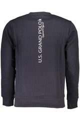 US GRAND MEN'S BLUE ZIP-UP SWEATSHIRT