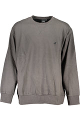 US GRAND MEN'S GRAY ZIP-UP SWEATSHIRT