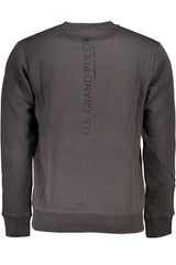 US GRAND MEN'S GRAY ZIP-UP SWEATSHIRT
