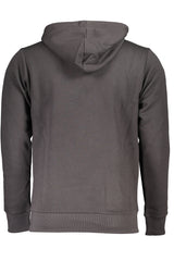 US GRAND MEN'S GRAY ZIP-UP SWEATSHIRT