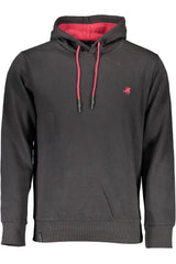 US GRAND MEN'S BLACK ZIP-UP SWEATSHIRT