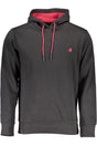 US GRAND MEN'S BLACK ZIP-UP SWEATSHIRT