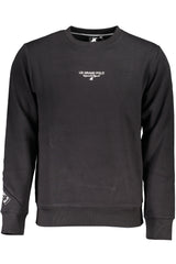 US GRAND MEN'S BLACK ZIP-UP SWEATSHIRT
