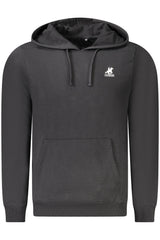 US GRAND MEN'S BLACK ZIP-UP SWEATSHIRT