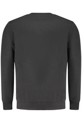 US GRAND MEN'S BLACK ZIP-UP SWEATSHIRT