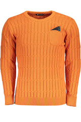 US GRAND MEN'S ORANGE SWEATER