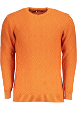 US GRAND MEN'S ORANGE SWEATER