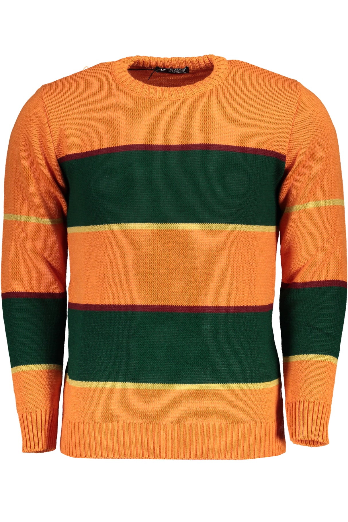 US GRAND MEN'S ORANGE SWEATER