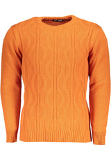 US GRAND MEN'S ORANGE SWEATER