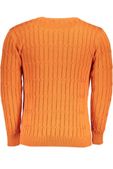 US GRAND MEN'S ORANGE SWEATER