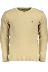 US GRAND MEN'S BEIGE SWEATER