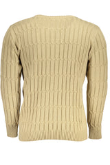 US GRAND MEN'S BEIGE SWEATER