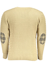 US GRAND MEN'S BEIGE SWEATER
