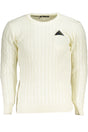 US GRAND MEN'S WHITE SWEATER