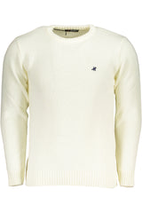 US GRAND MEN'S WHITE SWEATER