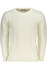 US GRAND MEN'S WHITE SWEATER