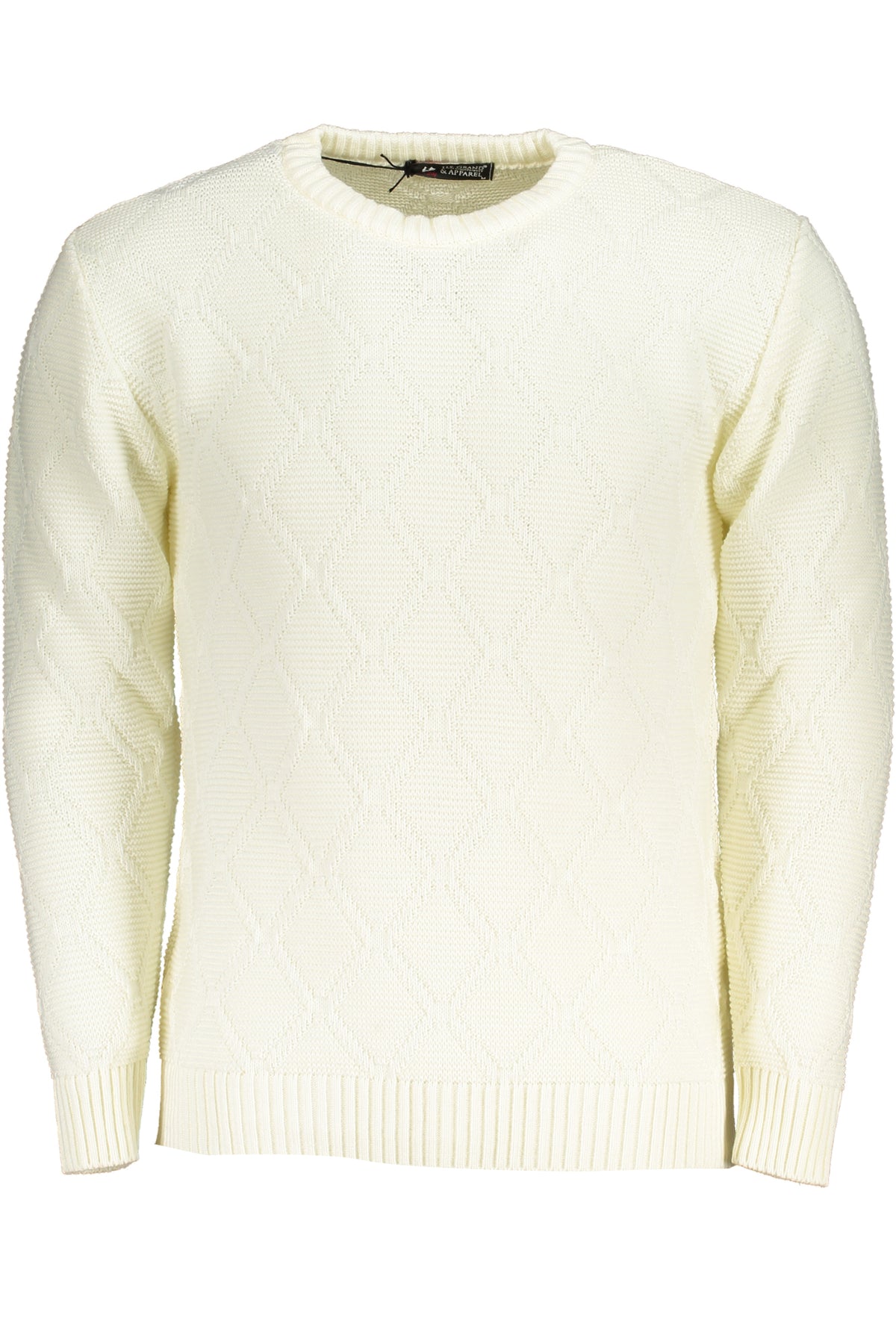 US GRAND MEN'S WHITE SWEATER