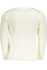 US GRAND MEN'S WHITE SWEATER
