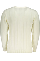 US GRAND MEN'S WHITE SWEATER