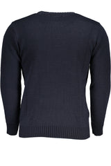 US GRAND MEN'S BLUE SWEATER