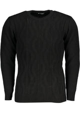US GRAND MEN'S BLACK SWEATER