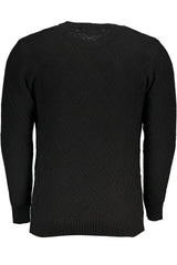 US GRAND MEN'S BLACK SWEATER